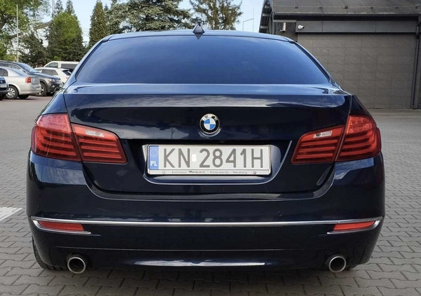 BMW Seria 5 cena 83000 przebieg: 135000, rok produkcji 2013 z Bobolice małe 742